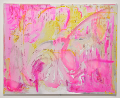 Sinead McKeever, Chromatic Switch, mixed media, 115 x 91 x 2 cm