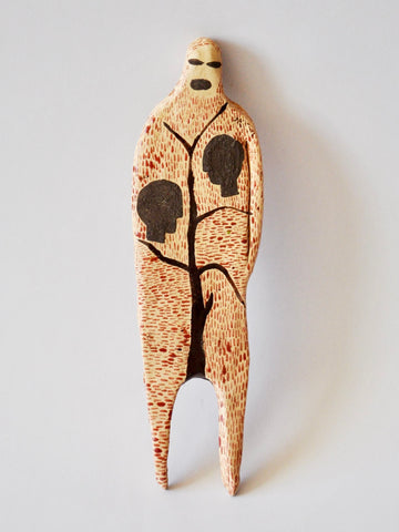 Elham Hemmat, Docile Bodies 14, sculpture, c. 6 x 15 x 1 cm