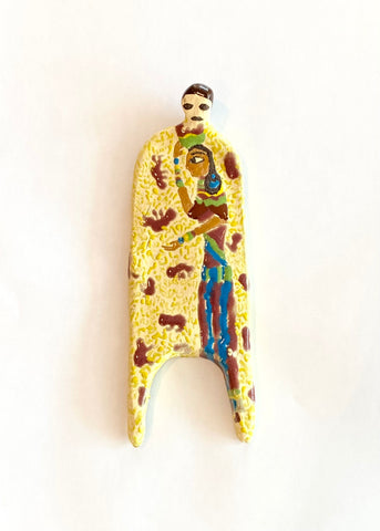 Elham Hemmat, Docile Bodies 8, sculpture, c. 23 x 4 x 1 cm
