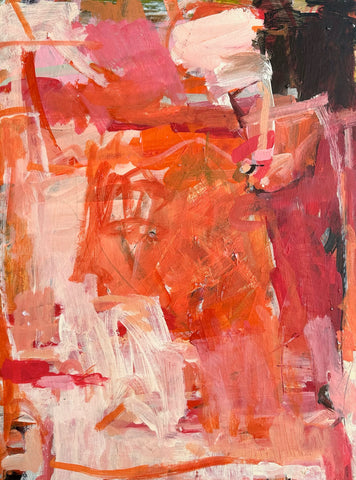 Janet Keith, Moving in Part 2, painting, 38 x 51 cm (45 x 58 x 3 cm framed)