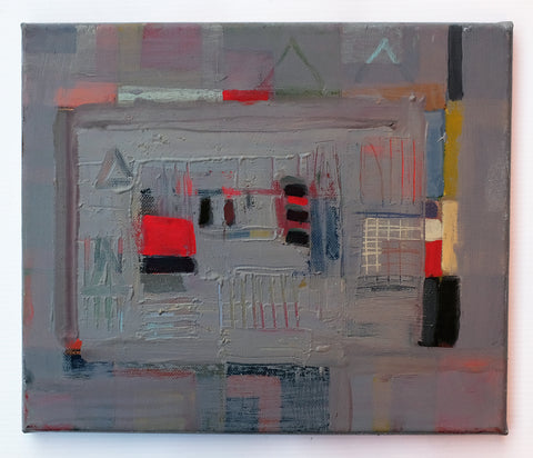 Ray Duncan, Untiled 1, Series 12, painting, 30 x 25 x 1.5 cm