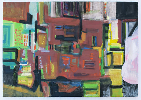 Ray Duncan, Untitled 2, Series 13, painting, 100 x 70 cm