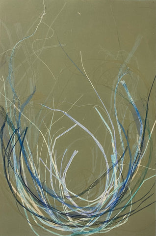 Anushiya Sundaralingam, Koodu VII (Nest), work on paper, 35.5 x 57 cm