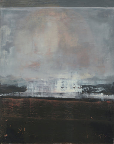 Karl Hagan, Foreboding, painting, 40 x 50 x 3 cm