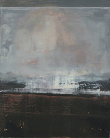Karl Hagan, Foreboding, painting, 40 x 50 x 3 cm
