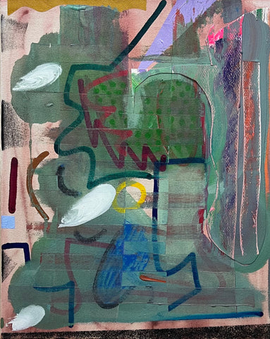 Ronan Bowes, Nice Tree. What Holds It Up? Faith, painting, 40 x 50 x 3 cm