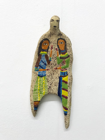 Elham Hemmat, Docile Bodies 1, sculpture, c. 23 x 4 x 1 cm