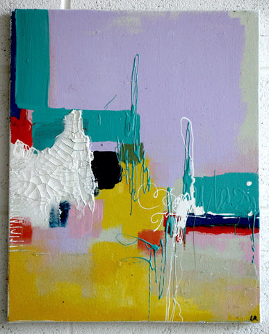 Latisha Reihill, Between Showers, painting, 40 x 50 x 3 cm (44 x 54 cm framed)