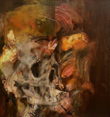Aimee Melaugh, Still, painting, 26 x 28 x 4 cm