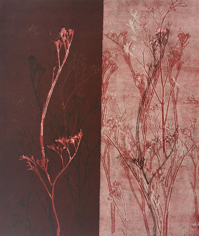 Anushiya Sundaralingam, Malarum 2 (Blossom), 2020, work on paper, 42 x 49 cm