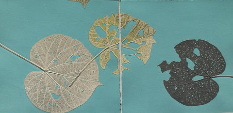 Anushiya Sundaralingam, Elaikal 11, works on paper, 23.5 x 23.5 cm (66.5 x 41.5 cm with frame)