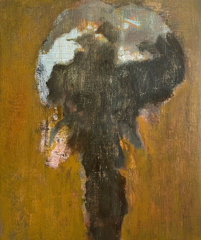 Karl Hagan, Scorched Earth, painting, 25.5 x 30.5 cm