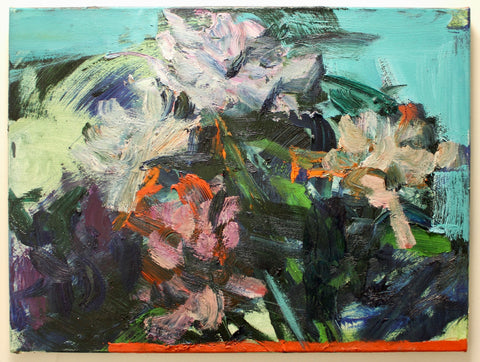Justė Bernotaitė, Atminti (To Remember), 2023-24, painting, 45.5 x 61 x 3 cm