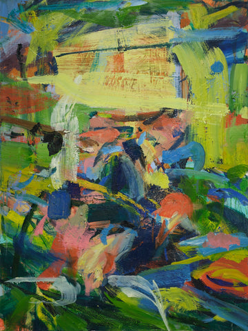Justė Bernotaitė, Wilkowischken, painting, 76 x 101 x 3 cm