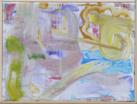Ronan Bowes, Future Landscape, painting, 40 x 30 x 2.5 cm
