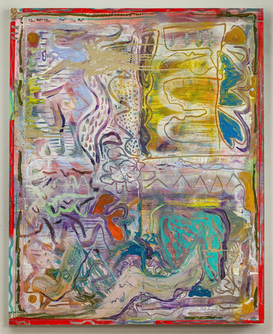 Ronan Bowes, Lord Take Away These Chains (Revisited), painting, 125.5. x 157 x 4.5 cm