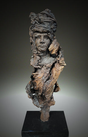 Eamonn Higgins, I am the Mist, bronze sculpture, 13 x 34 x 9 cm