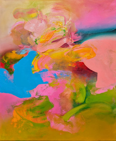 Robert McLearnon, Reality of Myths #3, painting, 51 x 61 x 3.5 cm