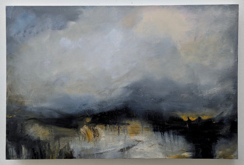 Maria Perry, Even on the Darkest Day, painting, 90 x 60 x 3.5 cm