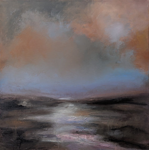 Maria Perry, In Between Days, painting, 60 x 60 x 4 cm