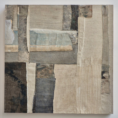 Kataherine St. Angelo, Vestiges I, 2026, textile art, 51 x 51 x 5 cm