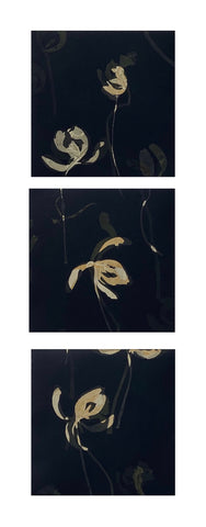 Anushiya Sundaralingam, Freesia I, work on paper, 33 x 74 x 3.5 framed