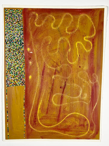 Ronan Bowes, Dream Hut, painting, 56 x 76 cm