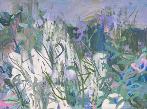 Lisa Ballard, Beach Flowers Donegal, painting, 61 x 46 x 2 cm