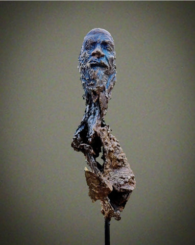 Eamonn Higgins, What He Is, bronze sculpture, 10 x 44 x 8 cm