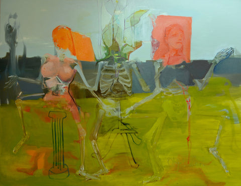 Trina Hobson, Objet d'Art, painting, 152 x 117 x 4 cm