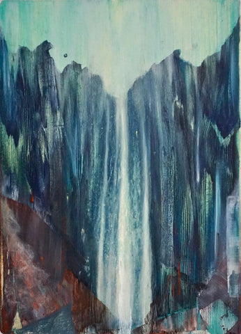 Charlie Scott, Travelling Light, painting, 34 x 46 cm