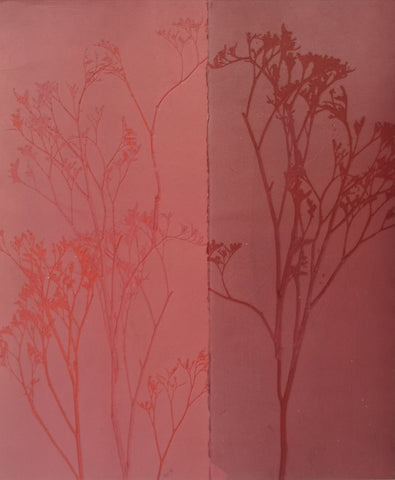 Anushiya Sundaralingam, Malarum 1 (Blossom), 2020, work on paper, 42 x 49 cm