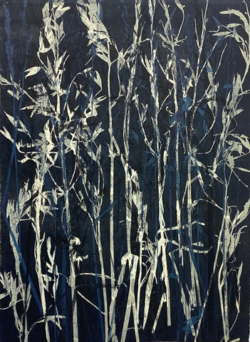 Anushiya Sundaralingam, Indian Grass I, work on paper, 28 x 38 cm