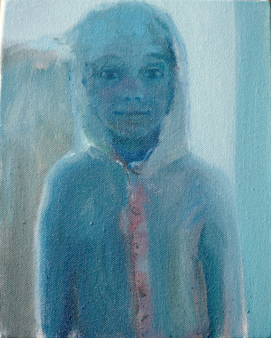 Trina Hobson, Outgrown, painting, 20 x 25 x 2 cm