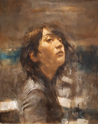Noel Murphy, Untitled 2, painting, 35.5 x 45.5 cm (47 x 57 x 4 framed)